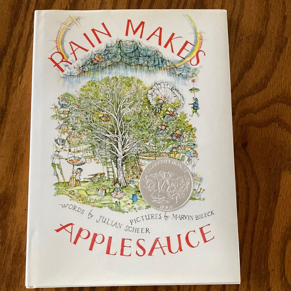 RAIN MAKES APPLESAUCE Caldecott Book Preschool Primary Picture Read Aloud FUN